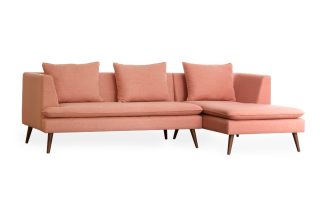 Sofa Poppy Góc Trái 2m4 (Màu Coral MB12)