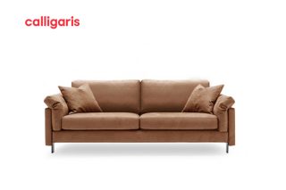 Meridien sofa brown leather