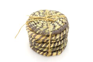 Bộ 6 lót ly COASTERS RD BR/NAT-62888J