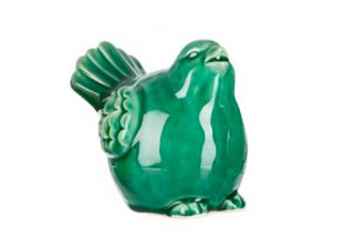 Con chim gốm xanh bích