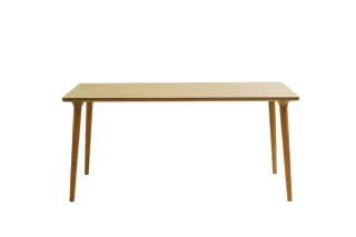 Bàn ăn Bridge gỗ 6 chỗ 1,6m màu tự nhiên