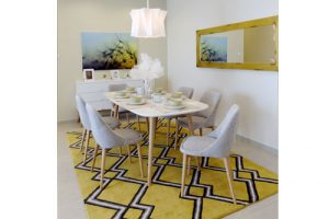 Bàn ăn Roma màu trắng sang trọng