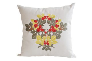 Gối bộ thêu lá trái Noel