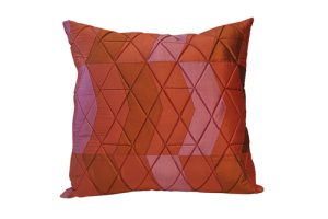 Gối đan màu lục giác