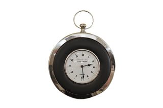 Đồng hồ treo tường Nickel bọc da