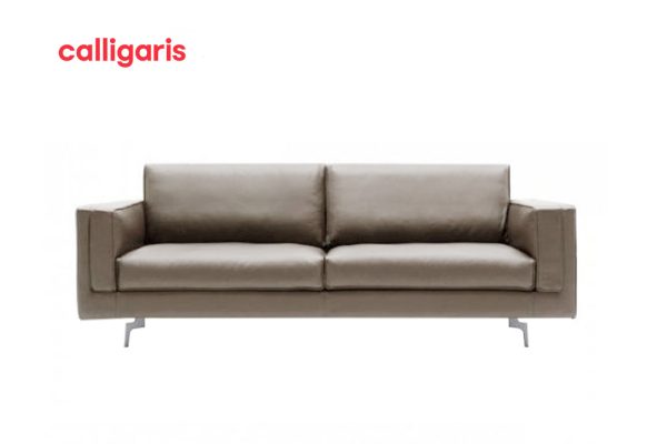 Metro sofa 2 seater Taupe leather
