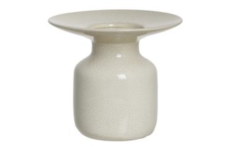 Bình sứ trang trí màu trắng