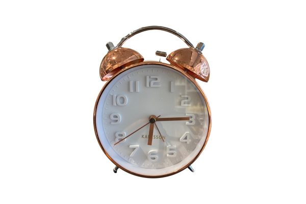 Alarm table clock ALU COPPAR 15X11 KA5721