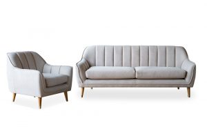 Sofa Miami 3 chỗ + 1 armchair hiện đại tiện nghi