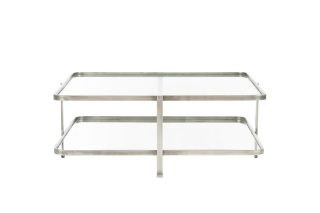 Bàn nước mặt kính 2 tầng