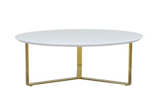 Opal round marble coffee table
