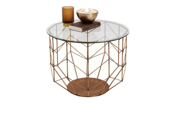 Wire Brass Coffee Table Large