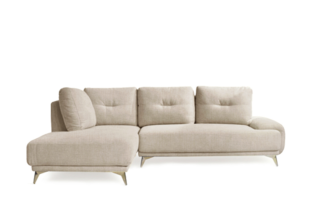 Sofa góc phải Shadow vải beige FY-02 - Nội thất Nhà Xinh