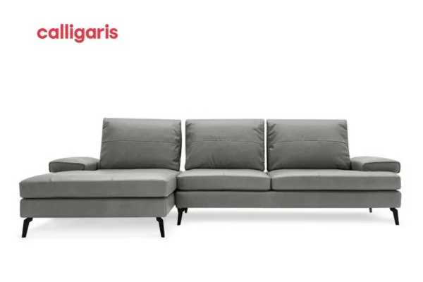 Sofa Landa Góc Phải 3m (Taupe Leather D04)