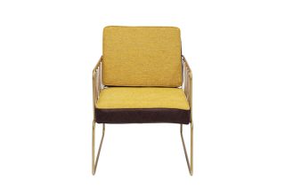 Armchair String màu vàng hiện đại sang trọng