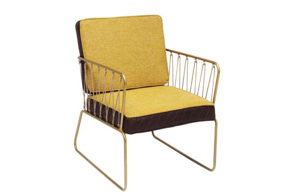 Armchair String Yellow