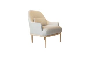 Armchair màu trắng nhẹ nhàng thanh lịch sang trọng
