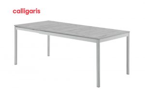 Bàn ăn mở rộng Snap beton grey màu trắng sang trọng tinh tế