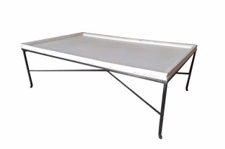 Bàn nước Iron màu trắng tinh tế hiện đại