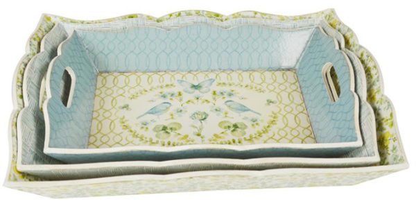 Bộ 3 khay họa tiết chuồn chuồn BG9017