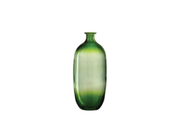 Vase Ella Glass Transparent/Gree