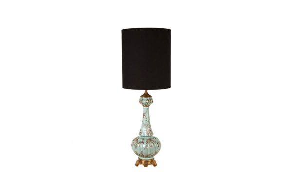 Table Lamp Vase Shape Blue