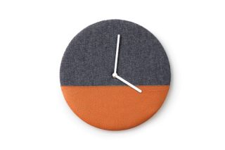 Đồng hồ leather fab gray 30cm Ka5701