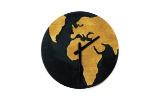 Đồng hồ gỗ World on white 80CM EA6482L