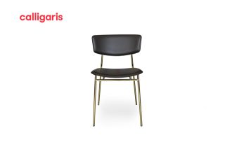 Ghế ăn Fifties da nâu