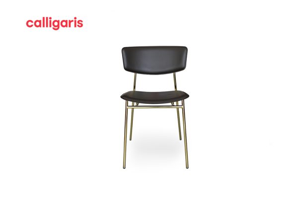 Ghế ăn Fifties da nâu