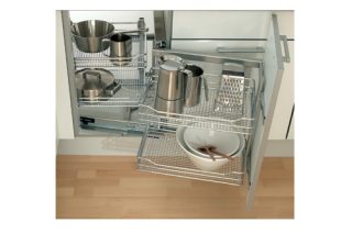 Giải pháp cho ngăn kéo góc