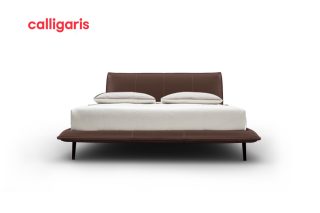 Fluff king bed brown