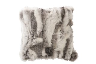 Gối vuông rabbit xám / trắng 98146