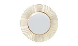 MIRROR NIMBUS BRASS 90CM