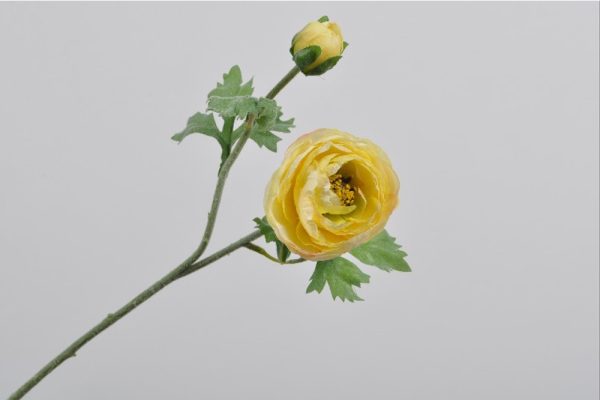 BUTTERCUP SPRAY YELLOW 50 CM