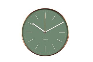 WALL CLOCK MINIMA GREEN KA5507
