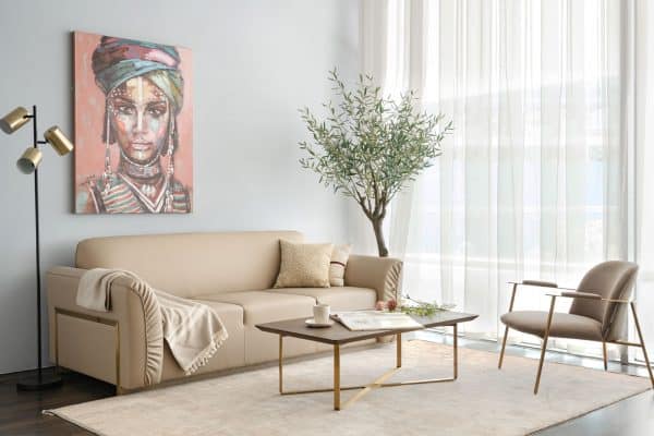 Nhà xinh phòng khách Porto hiện đại năng động trang nhã