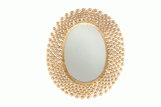 Khung gương Oval Gold
