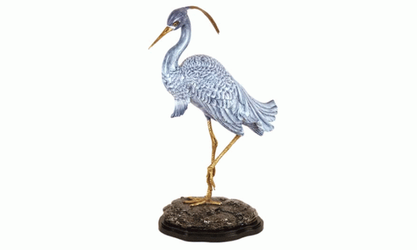 Tượng Chim hạc Blue Egret Large