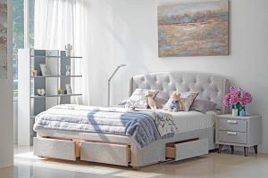 Giường ngủ hộc kéo Iris tiện nghi hiện đại