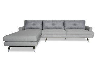 Pio modern sofa right corner Atlanta fabric