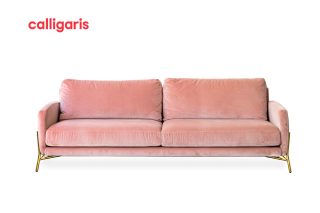 Sofa Le Marais 3 Chỗ (Pink Hortensia Fabric S5F)