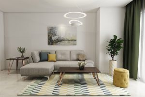 Sofa shadow màu trằng xám nhẹ nhàng sang trọng