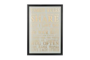 PLACCARD FAMILY RULES