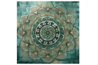 Khung tranh Fraw Flow 80x80