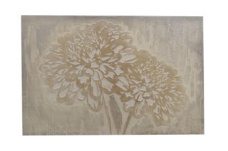 Tranh hoa chạm trổ