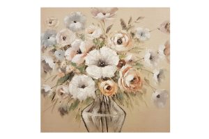 FRAME VASE OF FLOWERS