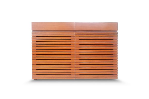 Chio brown shoe cabinet