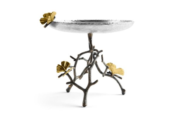 Butterfly Ginkgo metal tray