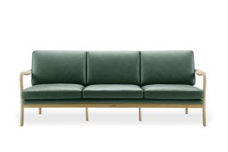 Elegance light wood sofa